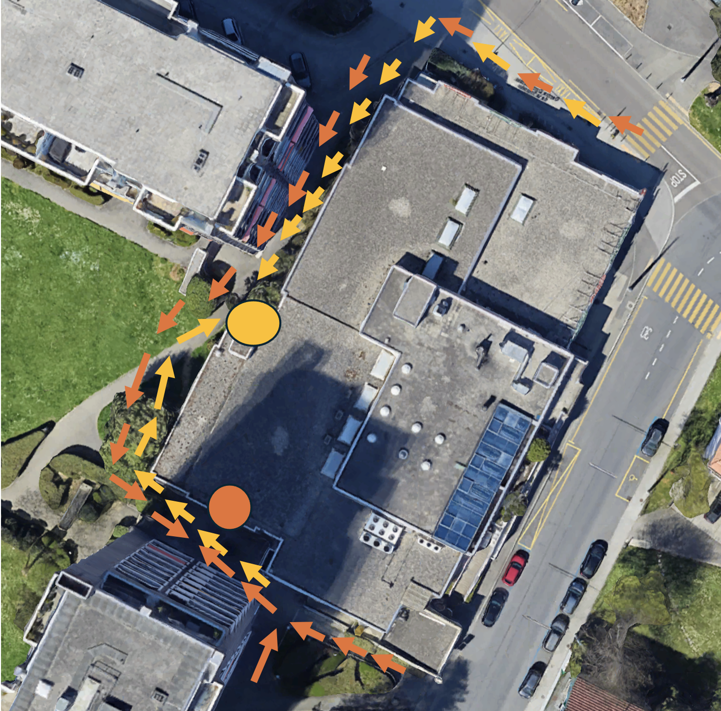 Temporary shops and pharmacy access