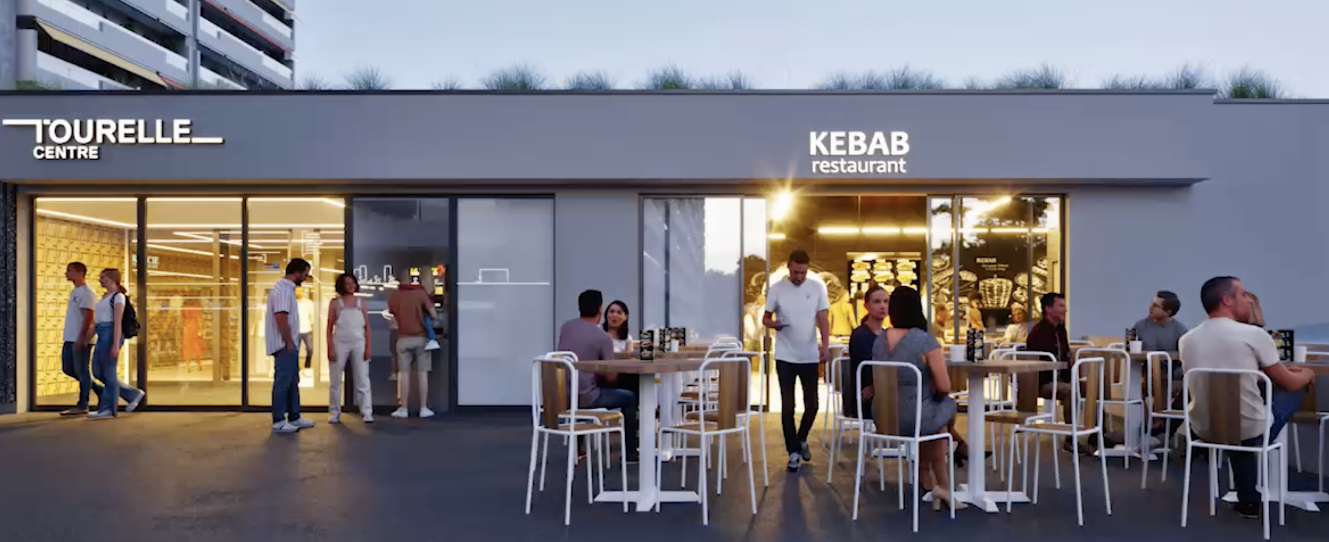 The new Kebap restaurant will have an outdoor terrace 