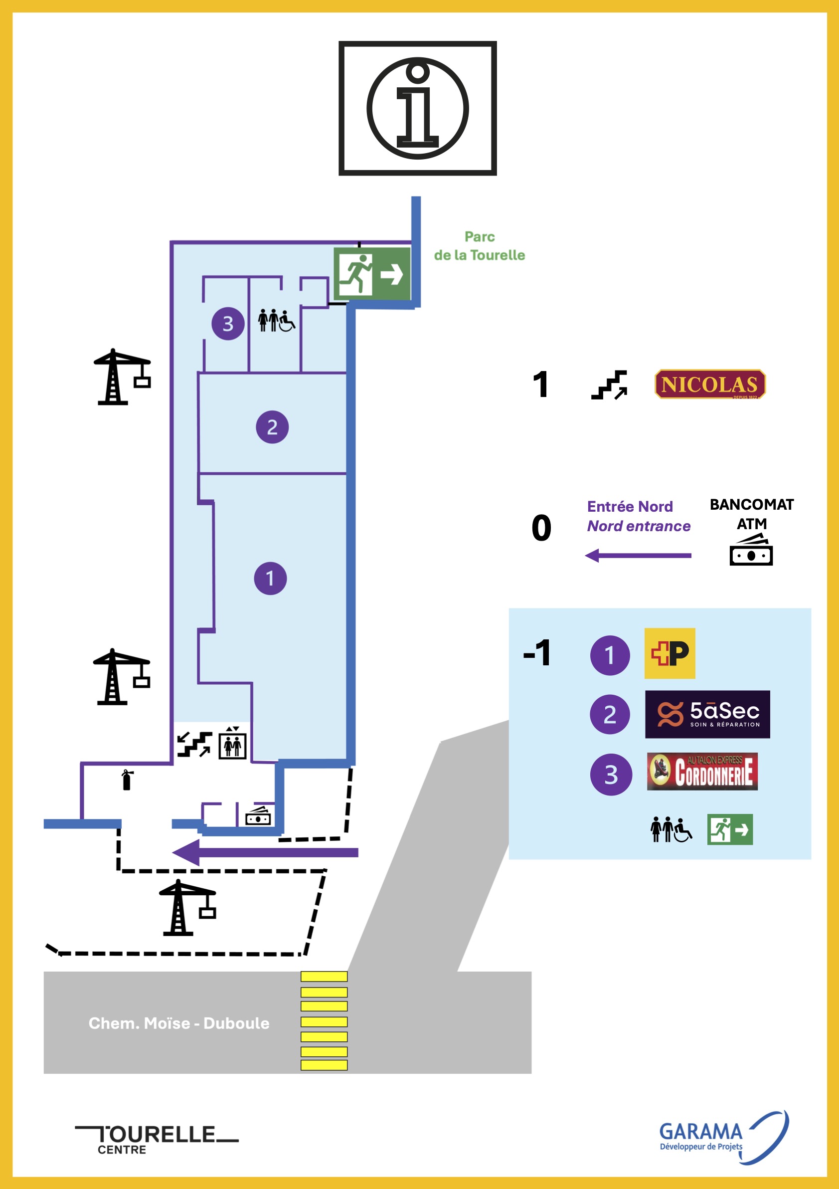 PLAN SHOPS NORTH ENTRANCE